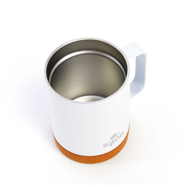 Igloo Cork Mug 350ml-BEYAZ - Resim 9
