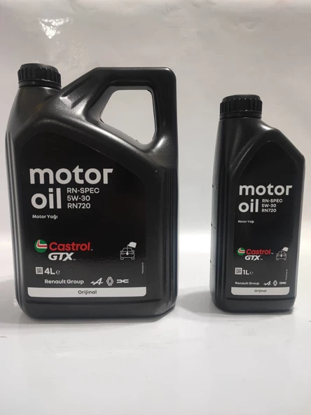 CASTROL GTX 5W-30 5LT MOTOR YAĞI RENAULT ürün görseli 1