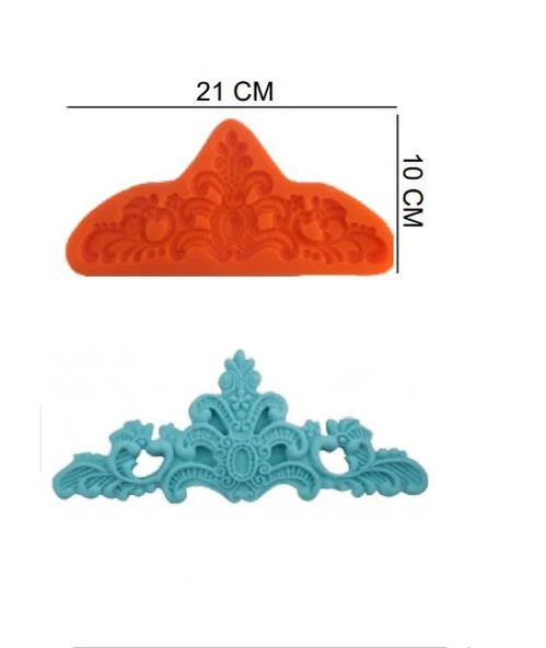 ŞEKER HAMUR KALIBI SİLİKON TAC 10*21 CM ürün görseli 1