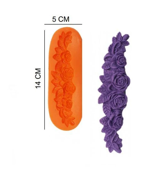 ŞEKER HAMUR KALIBI SİLİKON TAC 5*14 CM ürün görseli 1