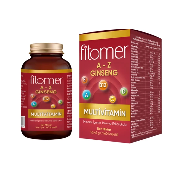 Fitomer Multivitamin 60 Kapsül ürün görseli 1