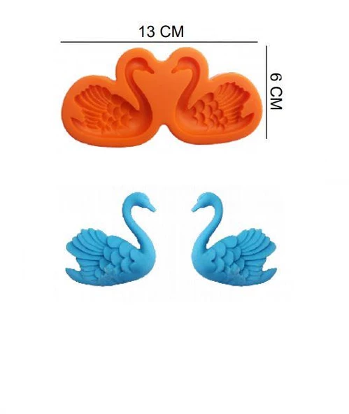 ŞEKER HAMUR KALIBI SİLİKON KUĞU 6*13 CM ürün görseli 1