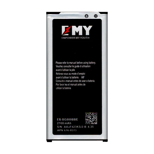 Samsung Galaxy S5 Mini G800 Uyumlu EMY Batarya ürün görseli 1