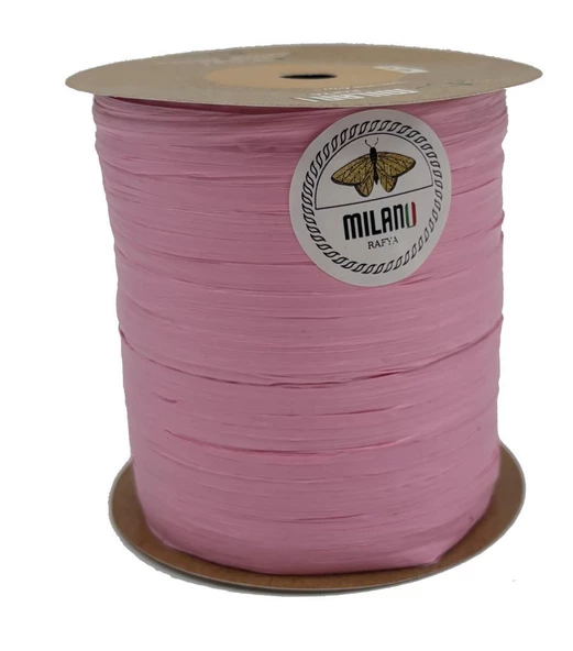 Angel Çanta Aksesuar Milano Rafya Pembe Renk 100 gr (NO:30) ürün görseli 1