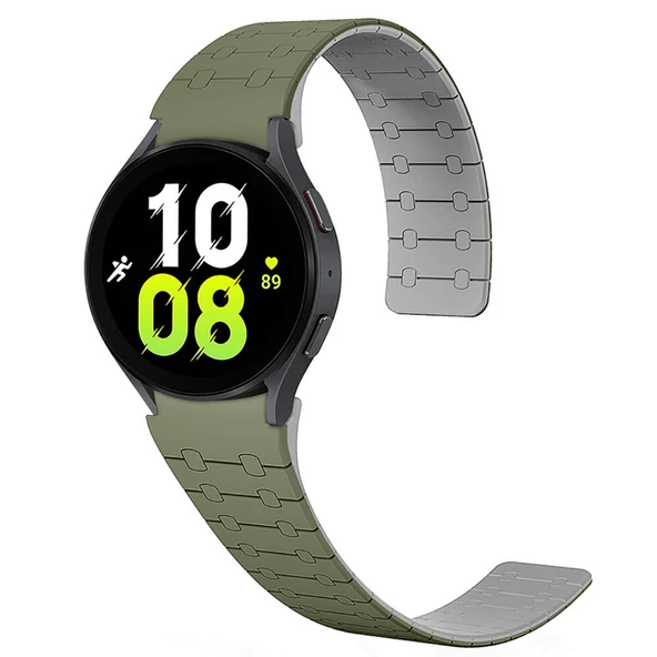 Galaxy Watch 5 40mm Zore KRD-111 20mm Çizgili Desenli Silikon Kordon ürün görseli 1