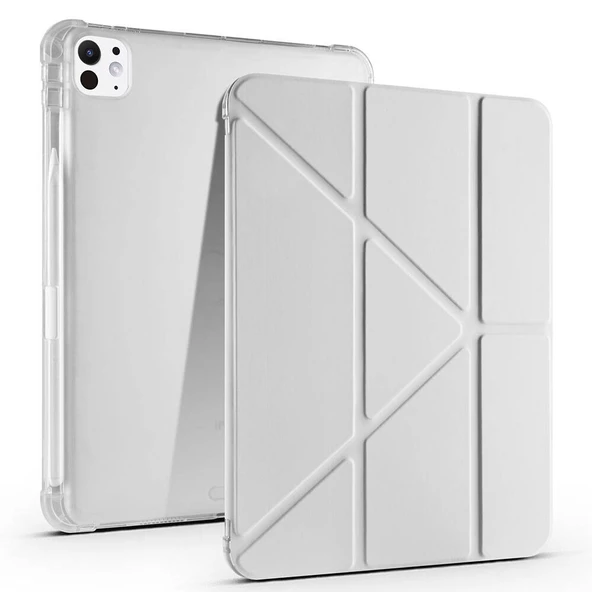 Apple iPad Pro 11 2024 Kılıf Zore Tri Folding Kalem Bölmeli Standlı Kılıf ürün görseli 1