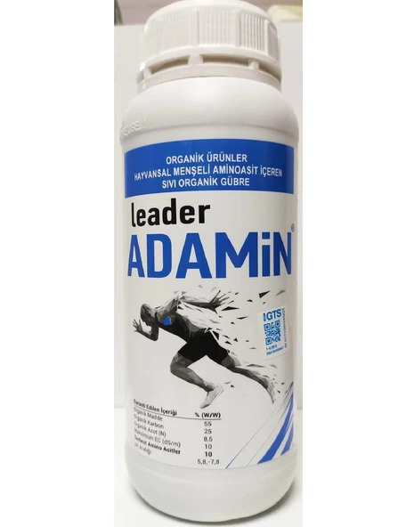 Leader Adamin 1 Litre Hayvansal Aminoasit İçeren Sıvı Organik Gübre ürün görseli 1