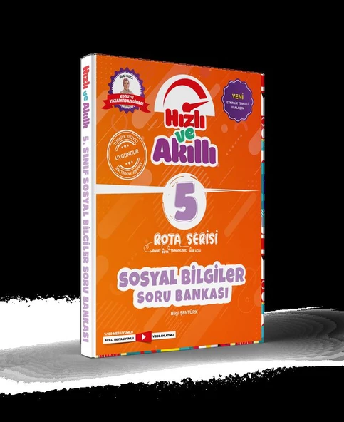 5. Sınıf Sosyal Bilgiler Rota Soru Bankası Hızlı ve Akıllı Tammat Yayıncılık ürün görseli 1