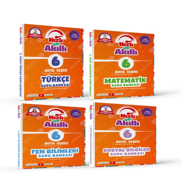 Tammat Yayıncılık 6.Sınıf Türkçe Matematik Fen Bilimleri ve Sosyal Bilimler Soru Bankası Seti 4 Kitap ürün görseli 1