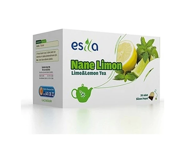 Esila Nane Limon Süzen Poşet Çay 20x2 G ürün görseli 1