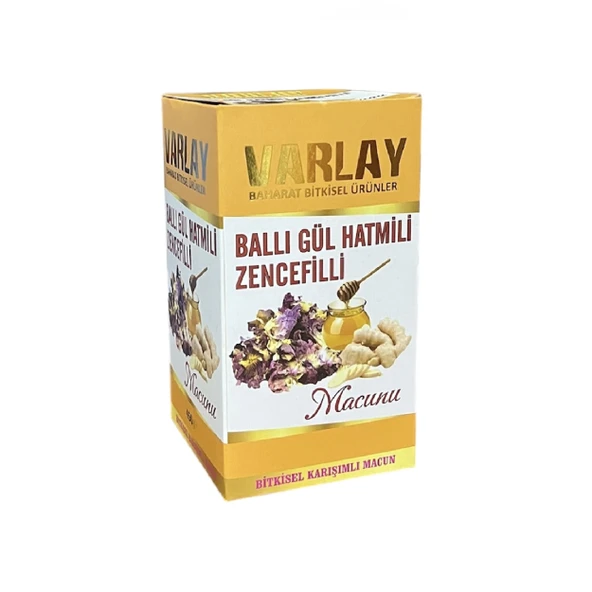 Varlay Ballı Gül Hatmili Zencefilli Macun 450 G ürün görseli 1