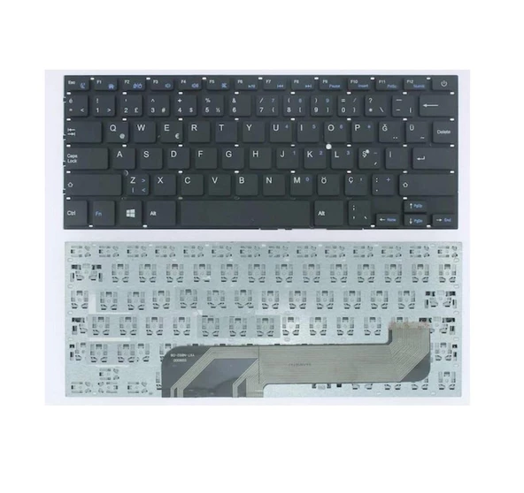 Hometech N1401A 14-232B Klavye Tuş Takımı Siyah TR ürün görseli 1