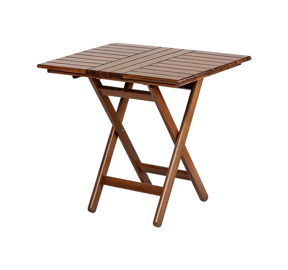 Kaş 60X80 Katlanabilir Ahşap Bahçe Balkon Masası ürün görseli 1