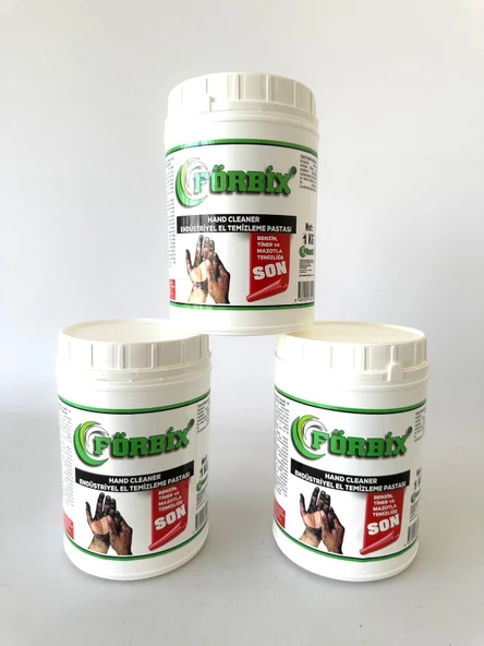 FORBİX ENDÜSTRİYEL EL TEMİZLEME PASTASI 3 ADET 1 KG ürün görseli 1