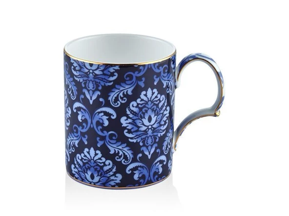LAMEDORE TEA DELİGHT  KUPA 310 ML PRUSSİAN BLUE BLOOMİNG BAROQUE 1 ADET ürün görseli 1