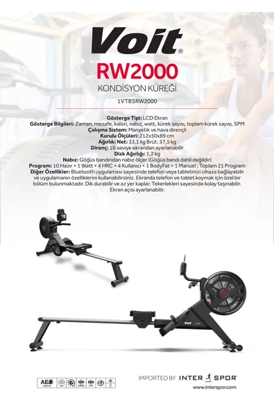 RW2000 Kondisyon Küreği - Resim 3