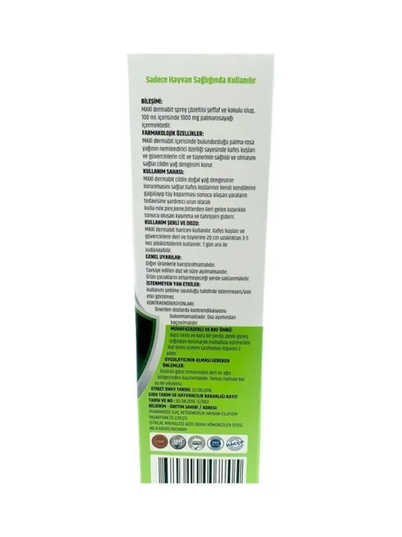 Nanbell Derma Kuş Bit Sprey 100Ml - Resim 2