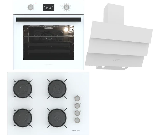 Termikel Ankastre Set (BO O6555C W + BH P7144C W + CH S6532C WW) ürün görseli 1