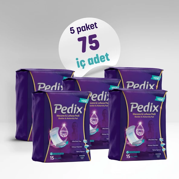 PEDİX KADIN MESANE VE LOHUSA PEDİ (YOĞUN)  75 ADET ürün görseli 1