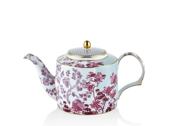 LAMEDORE TEA DELİGHT SÜZGEÇLİ DEMLİK 1 ADET REGENCY DAMASK ürün görseli 1