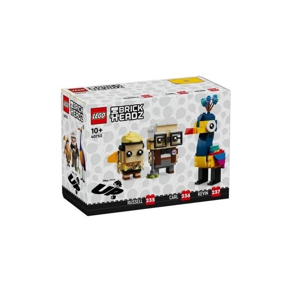 LEGO BrickHeadz 40752 Disney Pixar Carl, Russell ve Kevin (308 Parça) ürün görseli 1