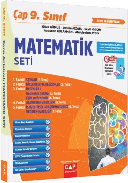 Çap Yayınları 9. Sınıf Matematik Seti - Resim 4