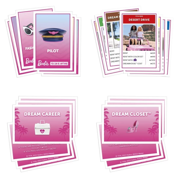 Hasbro Monopoly Barbie G0038 - Resim 4
