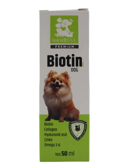 Nanbell Biotin Çinko Köpek Tüy Sağlığı 50Ml ürün görseli 1