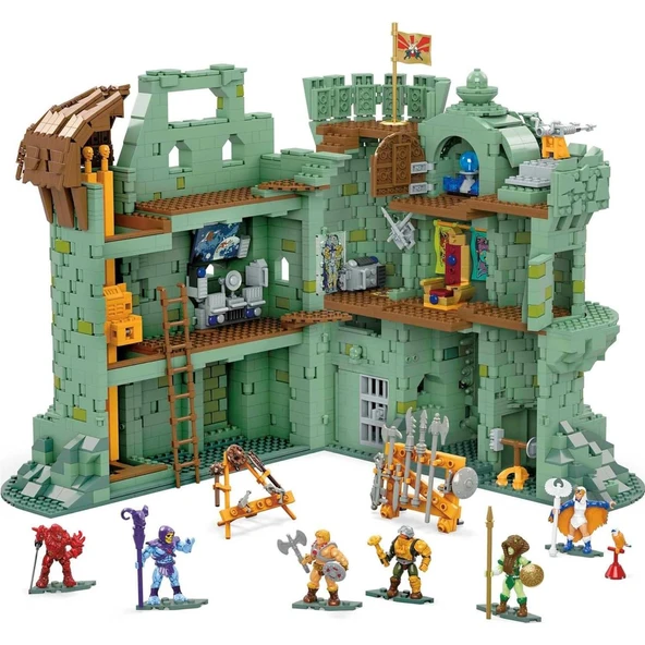 Mega Bloks He-Man ve İskeletorun Kalesi Savaşı Masters Of The Universe Castle Grayskull ürün görseli 1