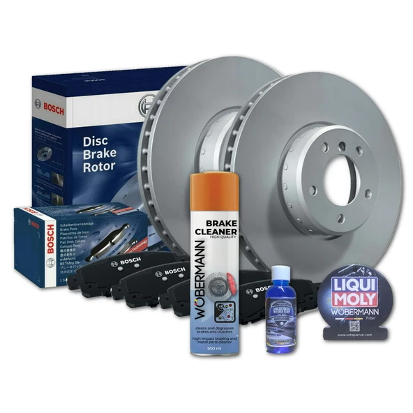 Wöbermann + Bosch VW Passat B8 Ön Arka Fren Diski Ve Ön Arka Balata Seti ürün görseli 1