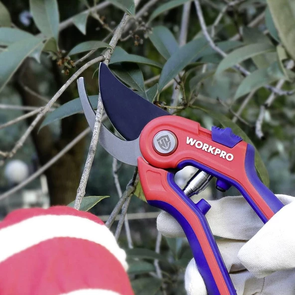 WORKPRO WP332009 Profesyonel Bağ Bahçe Dal Budama Makası - Resim 7
