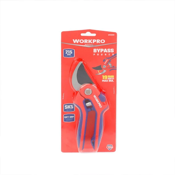 WORKPRO WP332009 Profesyonel Bağ Bahçe Dal Budama Makası - Resim 8