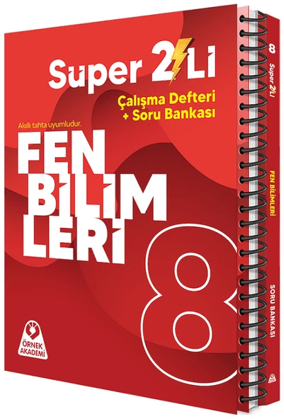 Örnek Akademi 8. Sınıf Fen Bilimleri Süper İkili Çalışma Fasikülleri Seti Örnek Akademi Yayınları ürün görseli 1