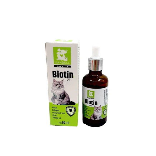 Nanbell Biotin Çinko Kedi Tüy Sağlığı 50Ml ürün görseli 1