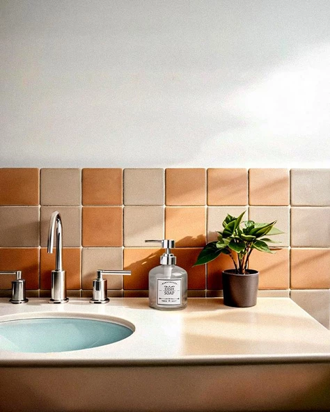 Cam Sıvı Sabunluk - Banyo Mutfak Sabunluğu - Retro Series - 400 ML ürün görseli 1