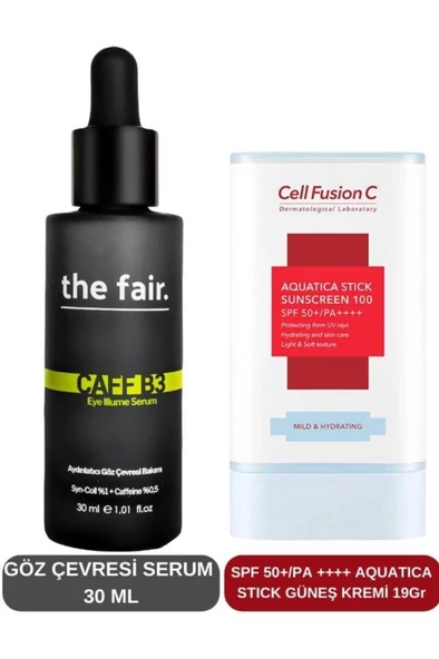 the fair. Caff-B3 Göz Çevresi  ve Stick Güneş Kremi Set ürün görseli 1