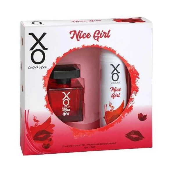 Xo Women Nice Girl Kadın Parfüm Edt 100 Ml + Deodorant 125 Ml Set ürün görseli 1
