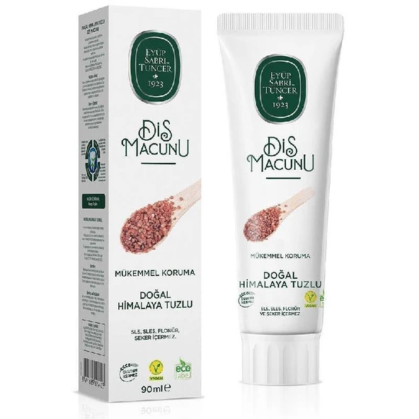 Eyüp Sabri Tuncer Diş Macunu 90 ml - Doğal Himalaya Tuzlu ürün görseli 1