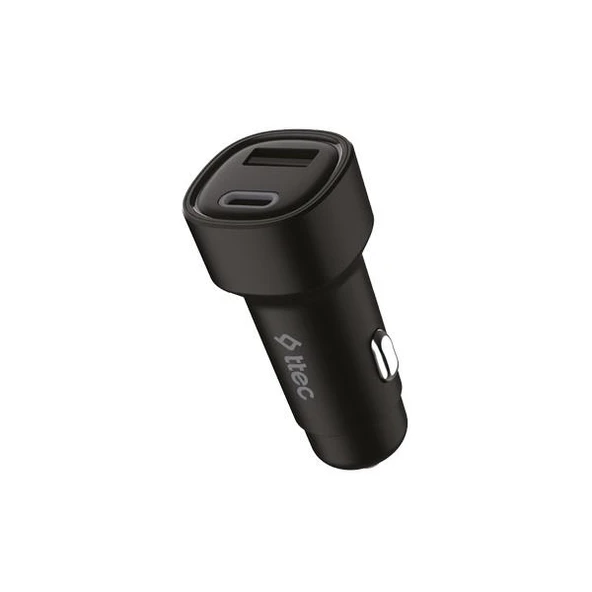 Ttec SmartCharger Duo 3.1A Araç Şarj Aleti USB-C+USB-A (15.5W) - 2CKS35S ürün görseli 1