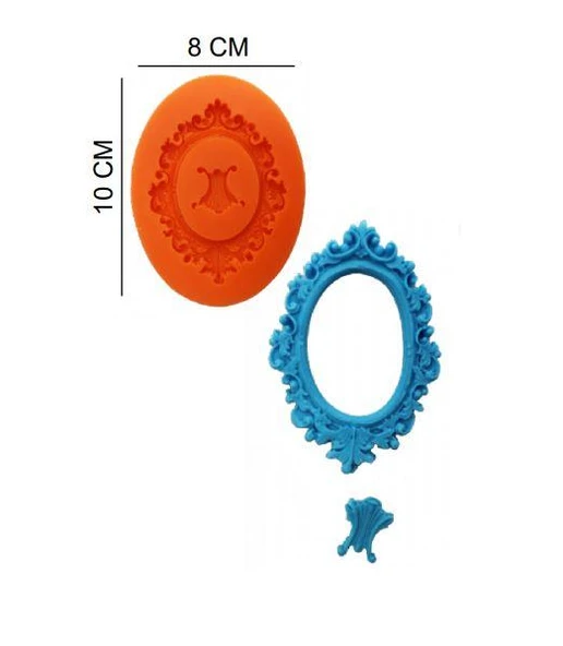 ŞEKER HAMUR KALIBI SİLİKON ÇERÇEVE 8*10 CM ürün görseli 1