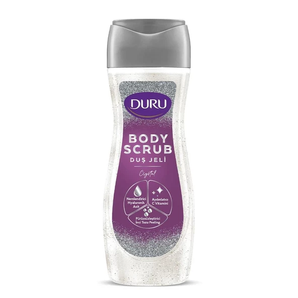 Duru Duş Jeli 450 Ml Body Scrub Crsytal ürün görseli 1