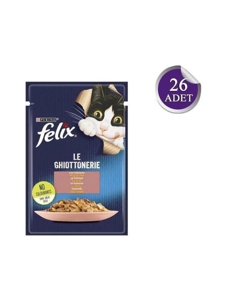 Felix Somonlu Yaş Kedi Mama 85 Gr 26 Adet ürün görseli 1