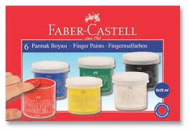 Faber Castell Parmak Boyası 6 Renk ürün görseli 1