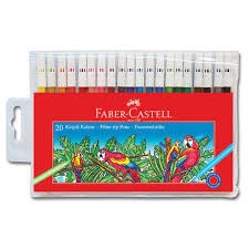 Faber Castell Keçeli Kalem 20 li Poşet ürün görseli 1