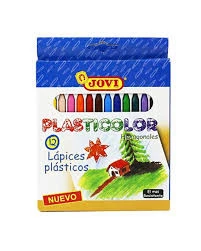 Jovi Plastic Crayons 12 Renk Jumbo Plastik Pastel Boya ürün görseli 1