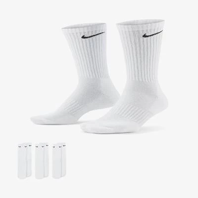 Nike Everyday Cushioned SX7664-100 Crew Antrenman Çorapları (3 Çift) ürün görseli 1