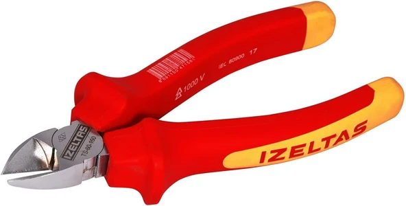 Izeltaş 1000V Izoleli Elektrikçi Yan Keski 140MM ürün görseli 1