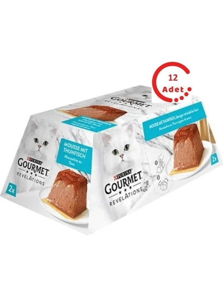 Gourmet Revelations Ton Balıklı Kedi Konservesi 2x57gr*12 Adet ürün görseli 1