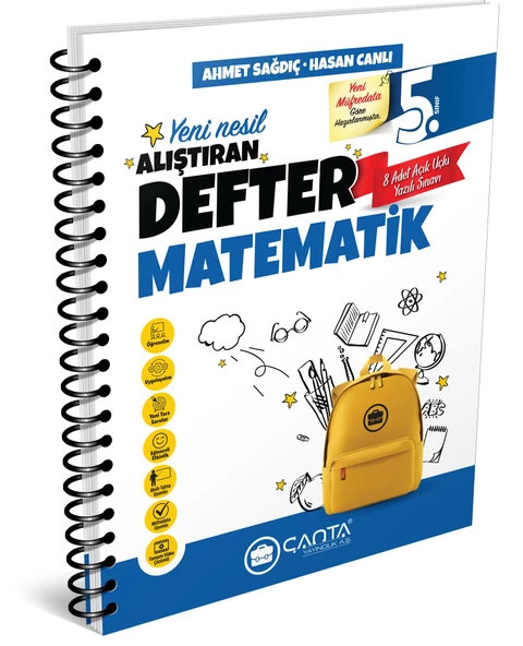 Çanta 2025 5. Sınıf Matematik Alıştıran Defter ürün görseli 1