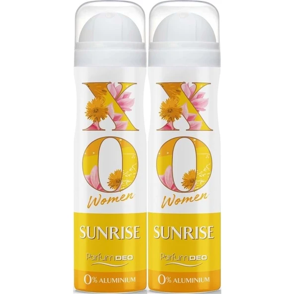 XO Deodorant 150ML Women-Kadın Sunrise (2 Li Set) ürün görseli 1
